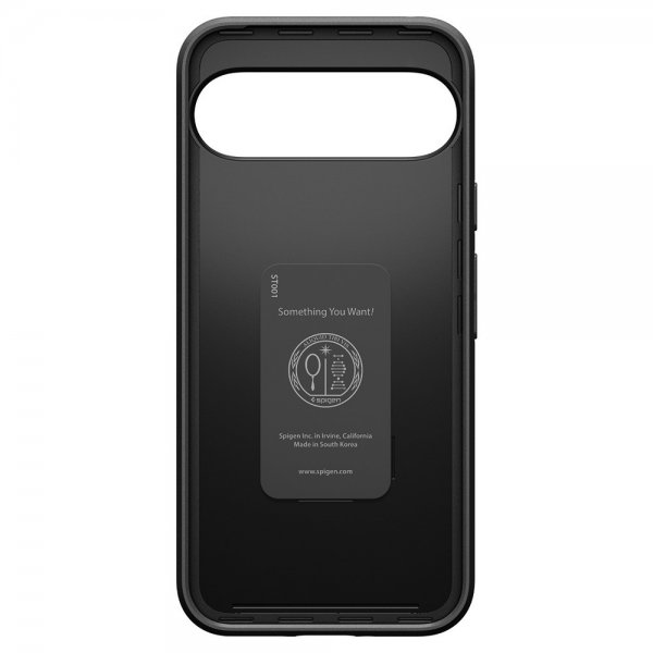 Spigen Google Pixel 9/Pixel 9 Pro -kuori Thin Fit, musta