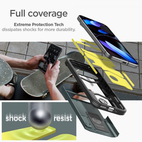Spigen Google Pixel 9/Pixel 9 Pro Suojakuori Tough Armor Abyss Green