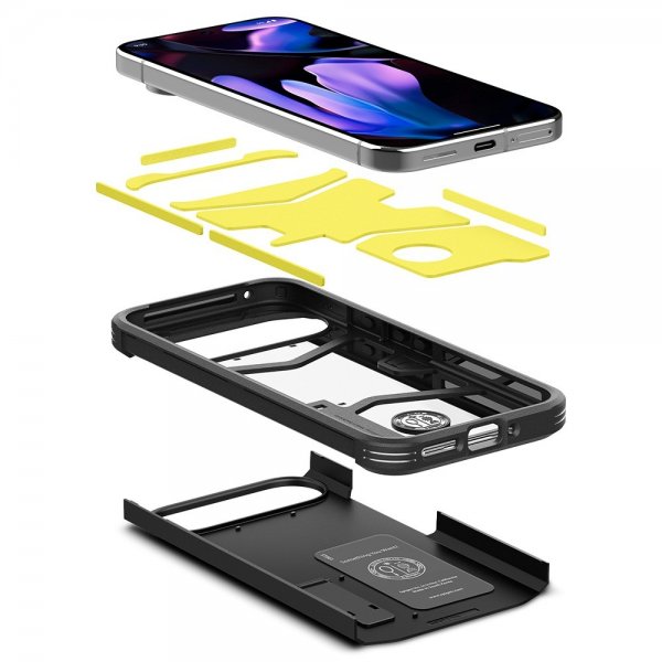 Spigen Google Pixel 9/Pixel 9 Pro Kuori Tough Armor Musta