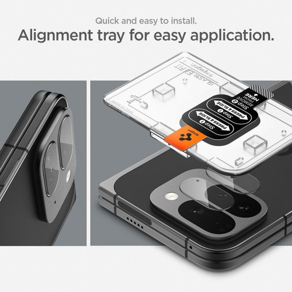 Spigen Google Pixel 9 Pro Fold Kamerasuojalasi.tR EZ Fit Optics 2-pack