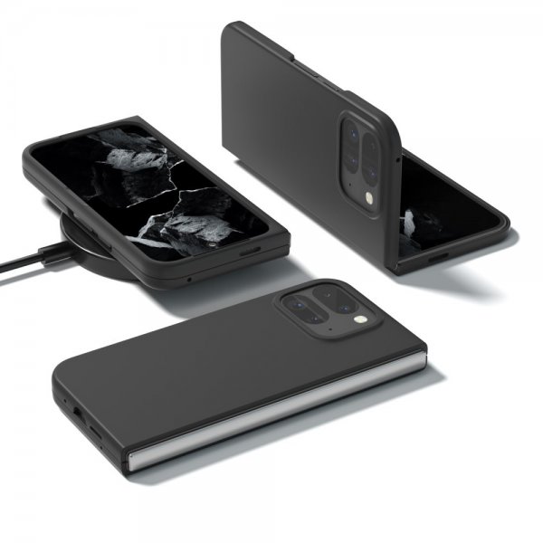 ABEEL Google Pixel 9 Pro Fold Suojakuori Super Slim Musta