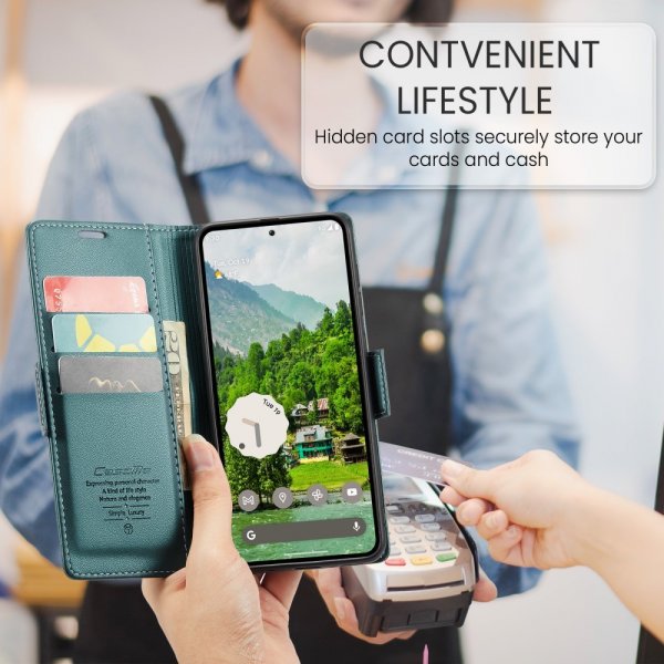 CaseMe Google Pixel 9 Pro XL Kotelo 023 Series Vihreä