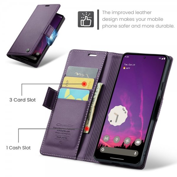 CaseMe Google Pixel 9 Pro XL -kotelo 023 Series Violetti
