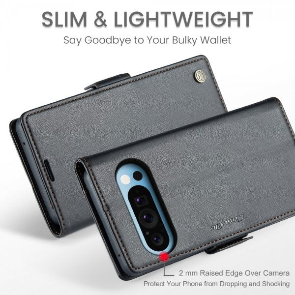 CaseMe Google Pixel 9 Pro XL Kotelo 023 Series Musta