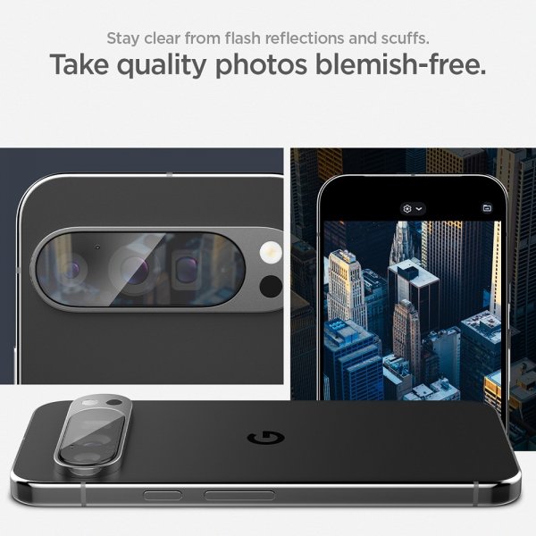 Spigen Google Pixel 9 Pro XL Kamerasuojalasi.tR EZ Fit Optik 2-pack
