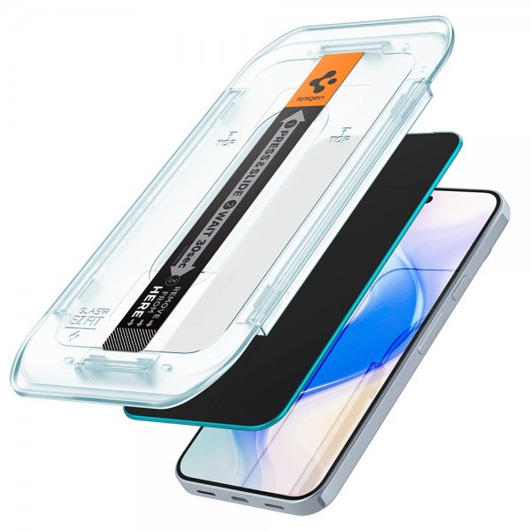 Spigen Google Pixel 9 Pro XL/Pixel 10 Pro XL Näytönsuoja GLAS.tR EZ Fit Privacy 2-pakkaus