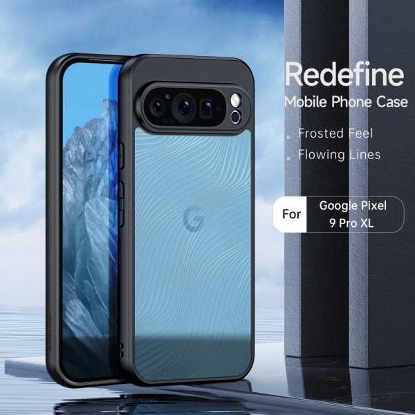 Dux Ducis Google Pixel 9 Pro XL -suojakuori, Aimo-sarja, musta