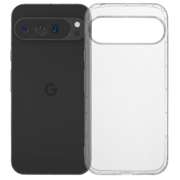 Nordic Covers Google Pixel 9 Pro XL Kuoret Feather Series Läpinäkyvä