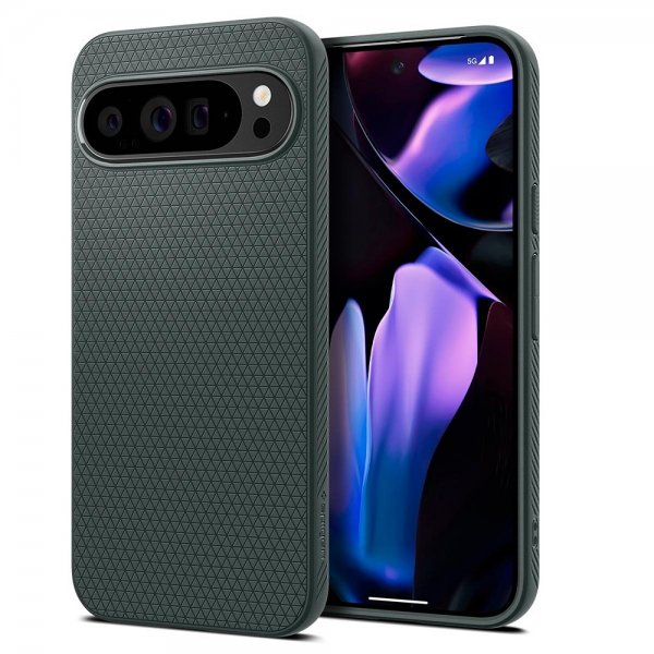 Spigen Google Pixel 9 Pro XL Kuori Liquid Air Abyss Green