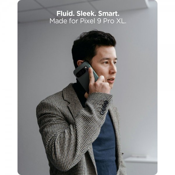 Spigen Google Pixel 9 Pro XL Kuori Liquid Air Abyss Green