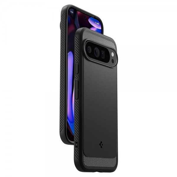 Spigen Google Pixel 9 Pro XL Kuori Rugged Armor Matte Black