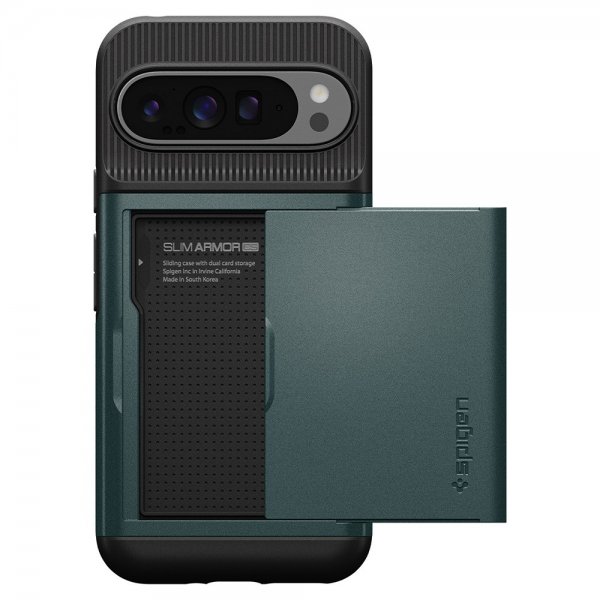 Spigen Google Pixel 9 Pro XL Kuori Slim Armor CS Abyss Green