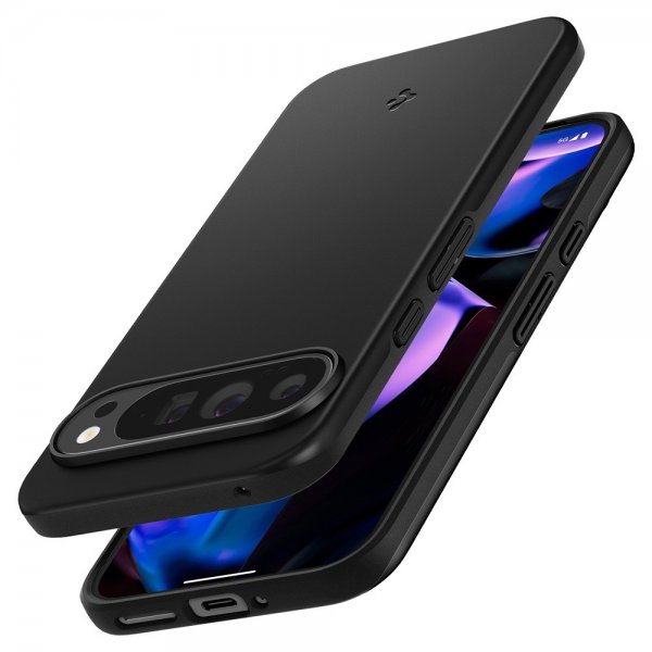 Spigen Google Pixel 9 Pro XL Kuori Thin Fit Musta