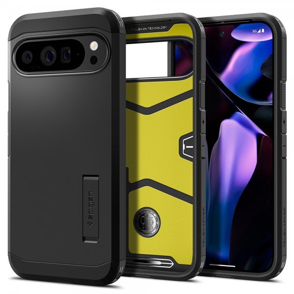 Spigen Google Pixel 9 Pro XL Kuori Tough Armor Musta