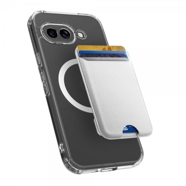 Nordic Covers Google Pixel 9a -kuori, Feather Series, MagSafe, läpinäkyvä