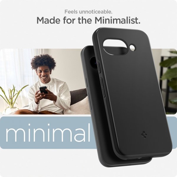 Spigen Google Pixel 9a Kuori Thin Fit MagFit Musta