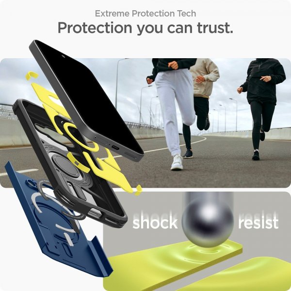 Spigen Google Pixel 9a Tough Armor MagFit -suojakuori, laivastonsininen