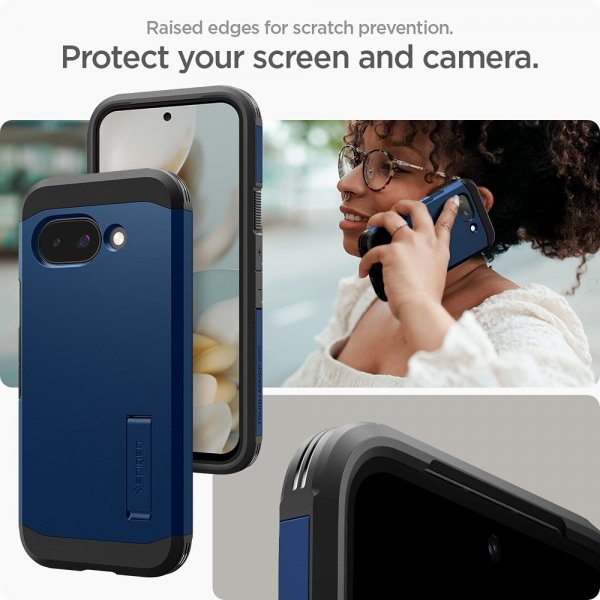 Spigen Google Pixel 9a Tough Armor MagFit -suojakuori, laivastonsininen