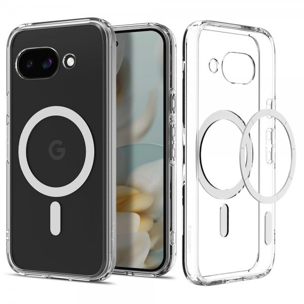 Spigen Google Pixel 9a Ultra Hybrid MagFit kirkas valkoinen suojakuori