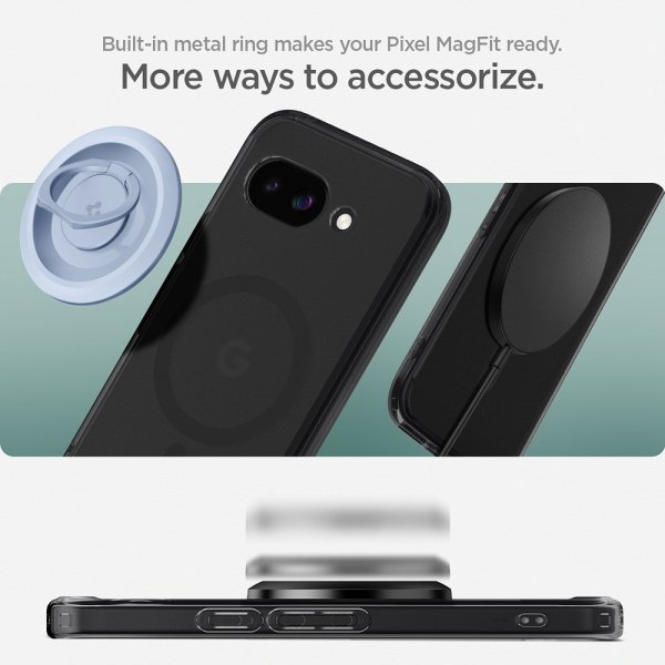Spigen Google Pixel 9a Suojakuori Ultra Hybrid MagFit Frost Black