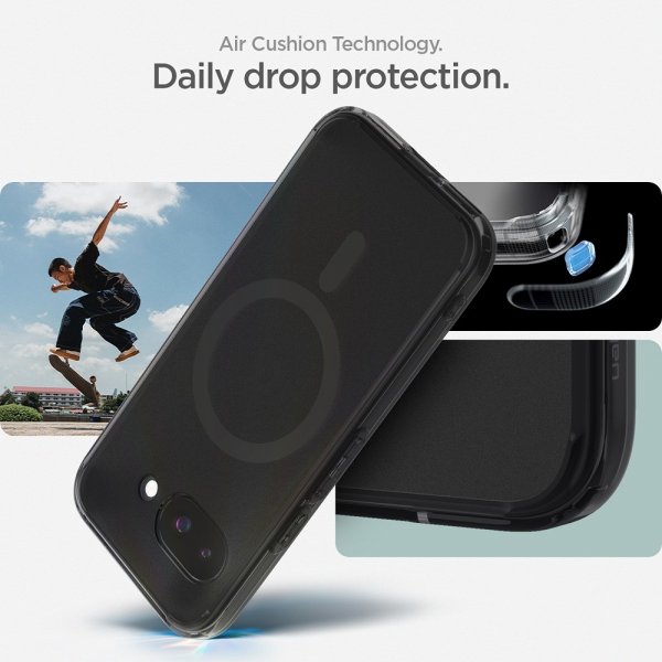 Spigen Google Pixel 9a Suojakuori Ultra Hybrid MagFit Frost Black