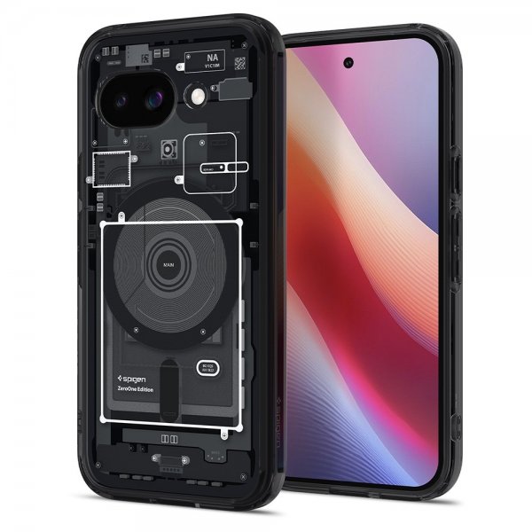 Spigen Google Pixel 9a Ultra Hybrid Zero One MagFit -kuori, musta