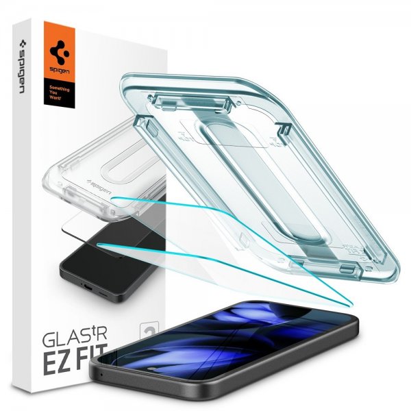 Spigen Google Pixel 9a Näytönsuoja GLAS.tR EZ Fit 2-pakkaus