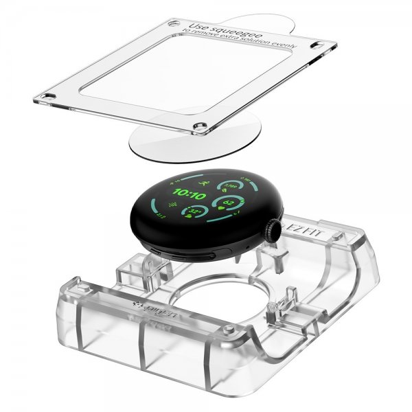 Spigen Google Pixel Watch 3/4 41mm Näytönsuoja EliteShield EZ Fit 2-pakkaus