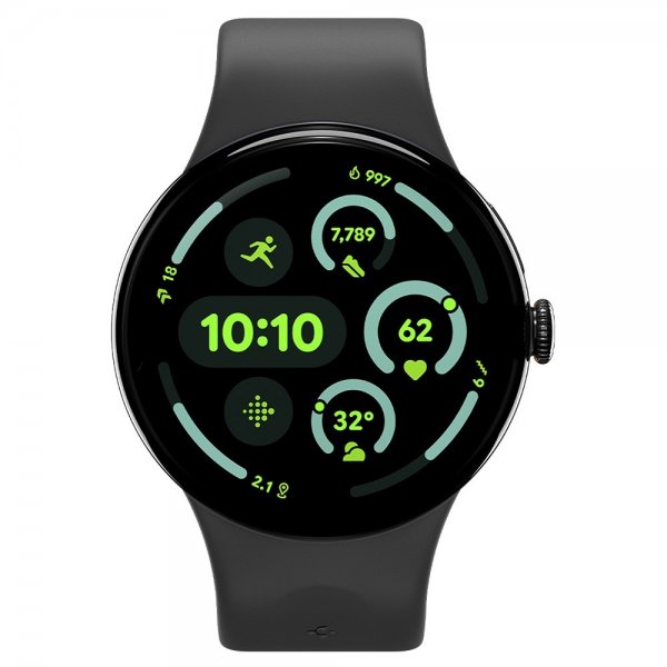 Spigen Google Pixel Watch 3/4 45mm Armband Nano Pop Black Sesame