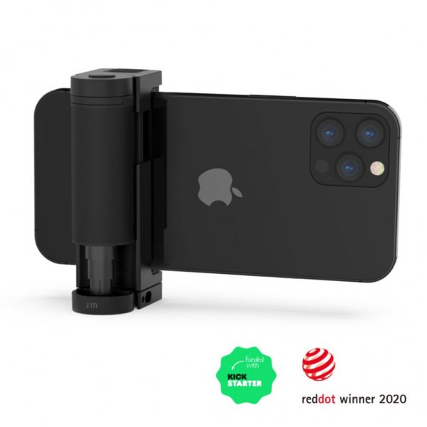 Just Mobile Shutter Grip 2 -kamerakahva, musta