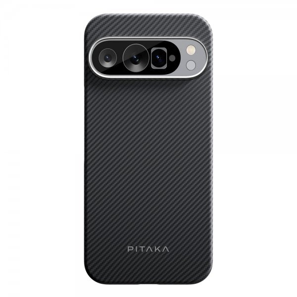 Pitaka Google Pixel 9/Pixel 9 Pro Kuori Ultra-Slim Case MagSafe Black/Grey Twill