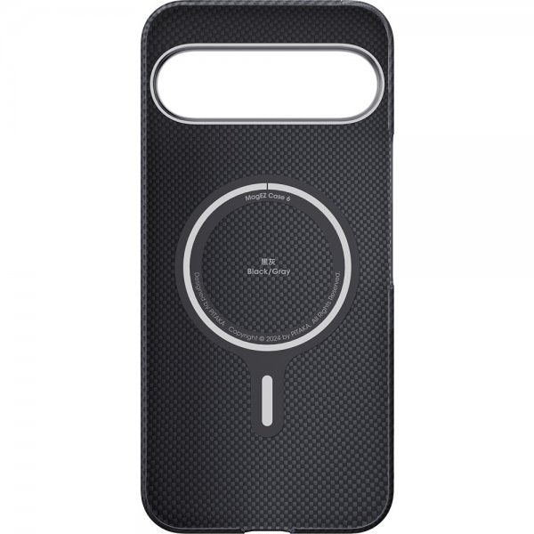 Pitaka Google Pixel 9/Pixel 9 Pro Kuori Ultra-Slim Case MagSafe Black/Grey Twill