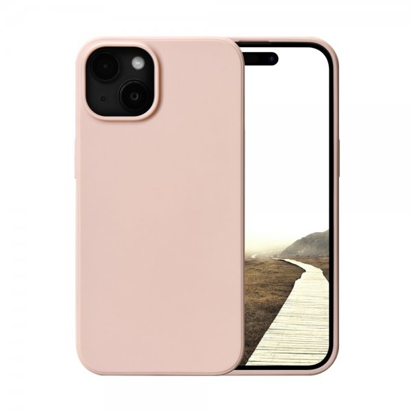 dbramante1928 iPhone 15 Plus -suojakuori Greenland Pink Sand