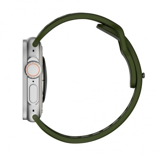 KeyBudz Apple Watch 44/45/46mm/Apple Watch Ultra -ranneke Journey Forest Green