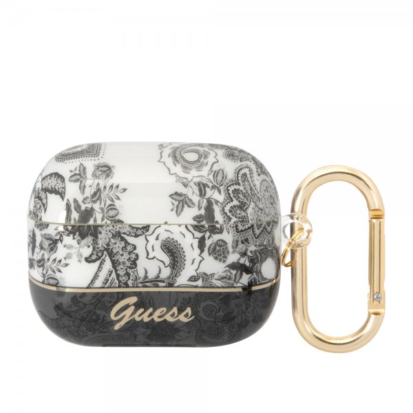 Guess AirPods Pro -kuoret, Toile de Jouy, harmaa