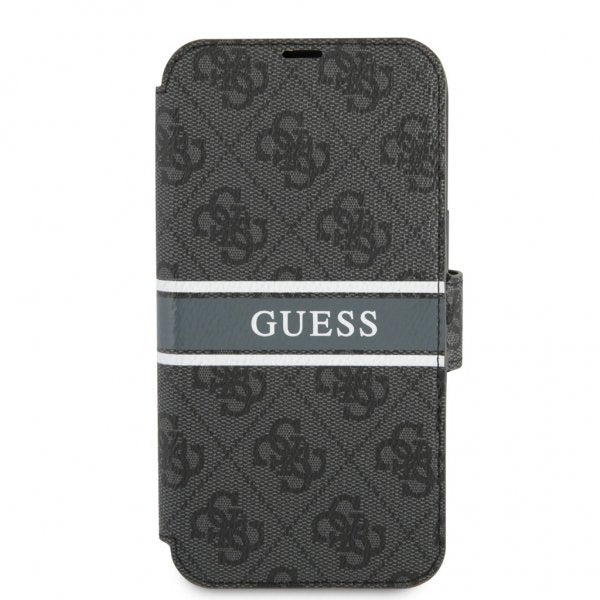 Guess iPhone 13 Pro Fodral Printed Stripe Grey