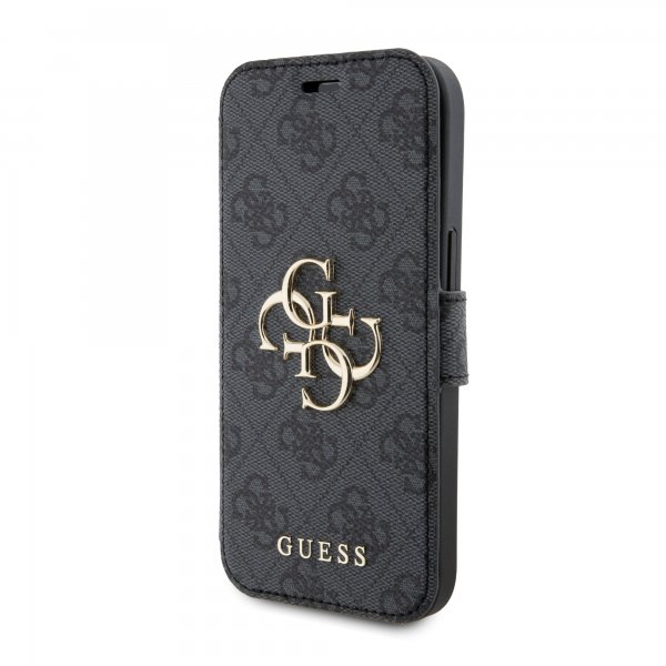 Guess iPhone 15 Plus Suojakuori 4G Logo Harmaa