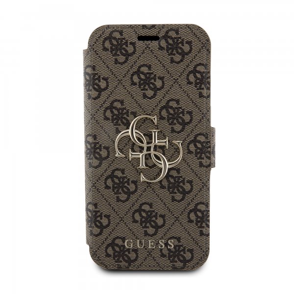 Guess iPhone 15 Pro Max Suojakuori 4G Logo Ruskea
