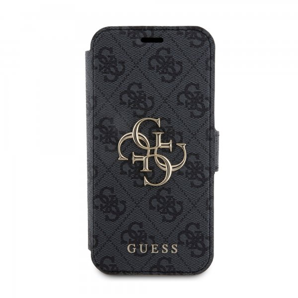 Guess iPhone 15 Pro Max Suojakuori 4G Logo Harmaa
