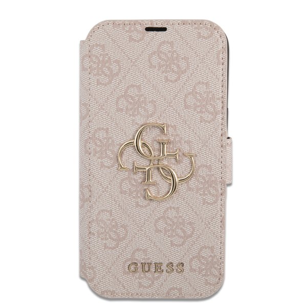 Guess iPhone 15 Pro Max Suojakuori 4G Logo Pinkki