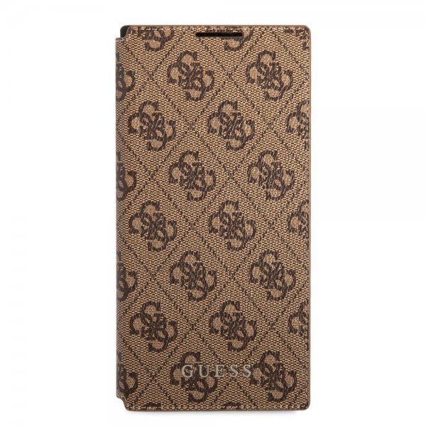 Guess Samsung Galaxy S22 Ultra Kotelo 4G Logo Ruskea