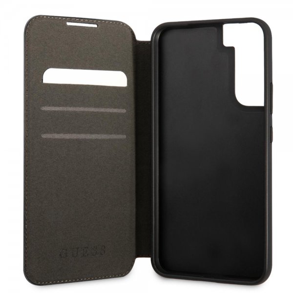 Guess Samsung Galaxy S22 Plus Kotelo 4G Logo Harmaa