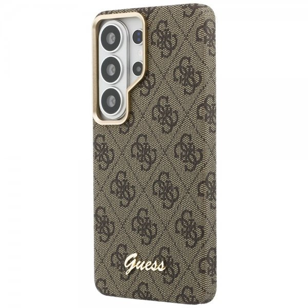 Guess Samsung Galaxy S26 Ultra Kuori 4G Script MagSafe Ruskea