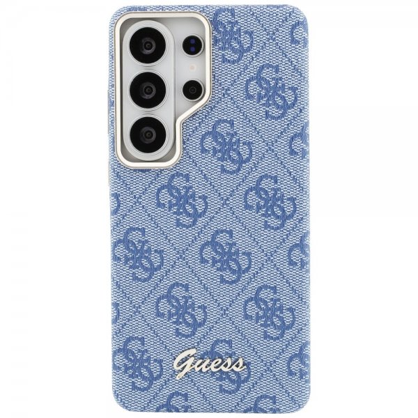 Guess Samsung Galaxy S26 Ultra Kuori 4G Script MagSafe Sininen