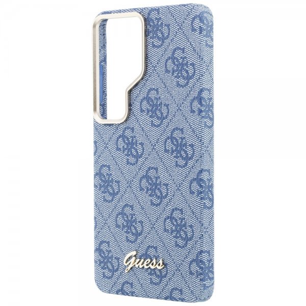 Guess Samsung Galaxy S26 Ultra Kuori 4G Script MagSafe Sininen