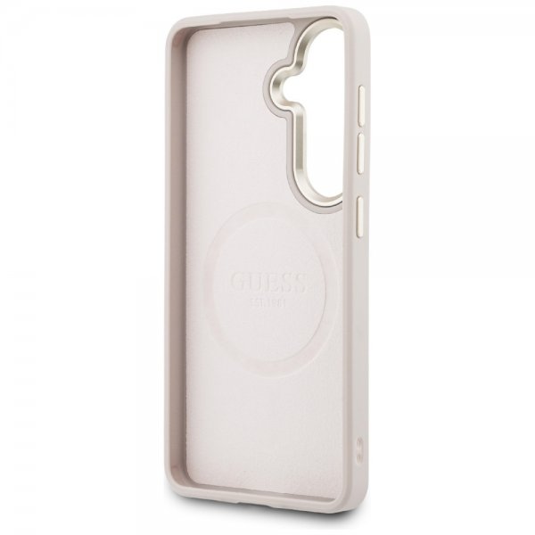 Guess Samsung Galaxy S26 Plus -kuori Saffiano Peony MagSafe, pinkki