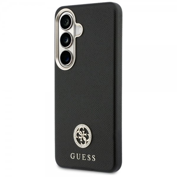 Guess Samsung Galaxy S26 Plus Kuori Timanttikuvioitu Logo MagSafe Musta