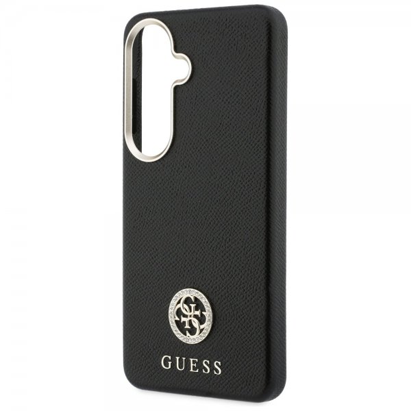 Guess Samsung Galaxy S26 Plus Kuori Timanttikuvioitu Logo MagSafe Musta