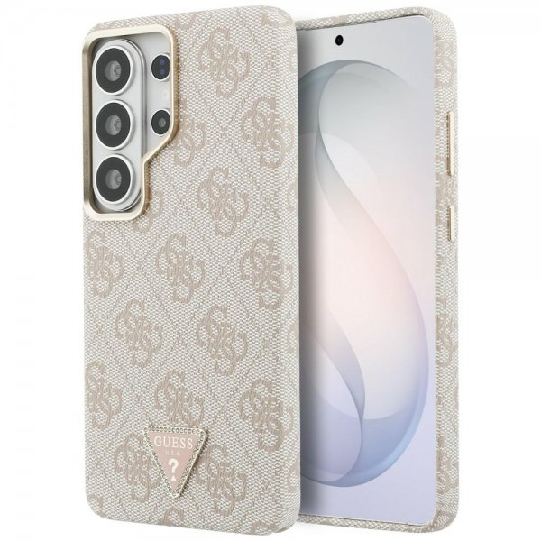 Guess Samsung Galaxy S26 Ultra Kuoret 4G Triangle MagSafe Vaaleanpunainen