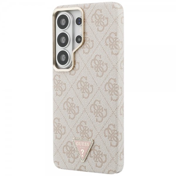 Guess Samsung Galaxy S26 Ultra Kuoret 4G Triangle MagSafe Vaaleanpunainen